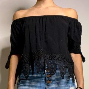 Woman’s Off the Shoulder Top
